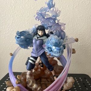 Action Figure with Purple and Blue Accents